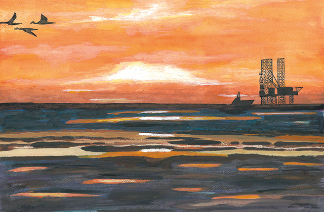 oil rig
